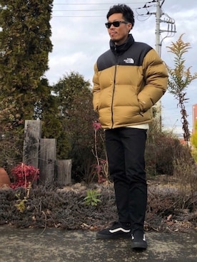 「アイテム（ダウンジャケット/コート）」を使った、KYO---TAさん（メンズ・176cm）の冬コーディネート