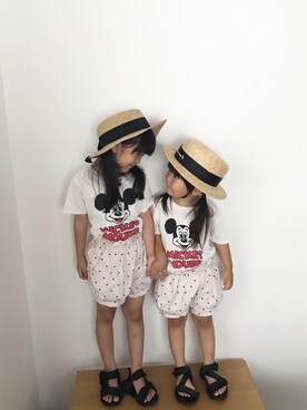 myさん(キッズ・104cm)の夏コーディネート