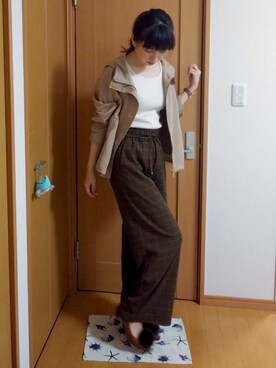 「マウンテンパーカ」｜kaori_hi423さん（レディース・162cm）の夏コーディネート