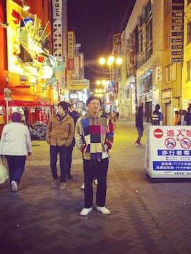 「CONVERSE（コンバース）のCONVERSE コンバース ジャック パーセル / JACK PURCEL（スニーカー）」を使った、共亮さん（メンズ・177cm）の冬コーディネート