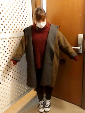 えーたむさん（レディース・160cm）の冬コーディネート