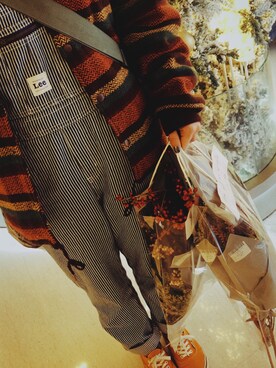 Jennie Liuさん（レディース・166cm）の冬コーディネート