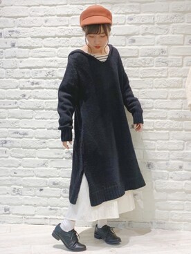 かとういおりさん（レディース・152cm）の冬コーディネート