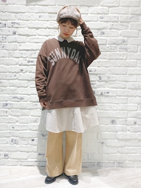 かとういおりさん（レディース・152cm）の冬コーディネート