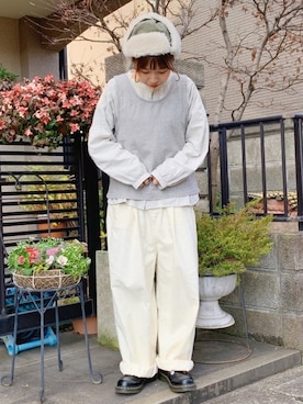 かとういおりさん(レディース・152cm)の冬コーディネート