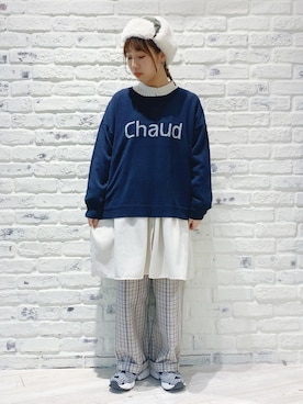 かとういおりさん(レディース・152cm)の冬コーディネート