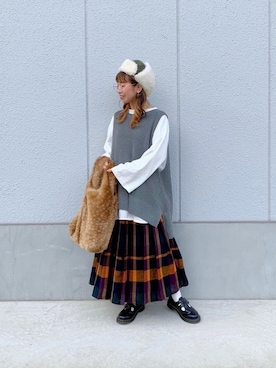 かとういおりさん（レディース・153cm）の秋コーディネート