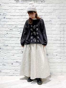 「アイテム（その他）」を使った、かとういおりさん（レディース・153cm）の冬コーディネート