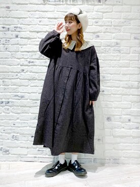 かとういおりさん（レディース・153cm）の冬コーディネート