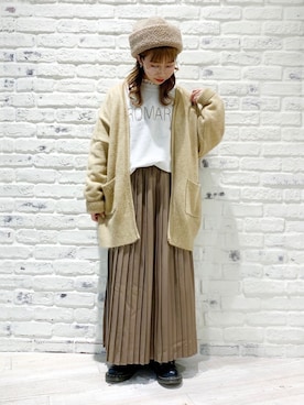 かとういおりさん（レディース・153cm）の冬コーディネート