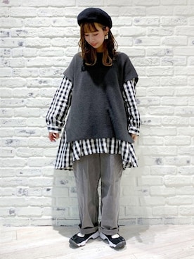 かとういおりさん（レディース・153cm）の冬コーディネート