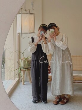かとういおりさん（レディース・153cm）の春コーディネート