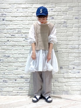 かとういおりさん（レディース・153cm）の夏コーディネート