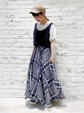 かとういおりさん（レディース・153cm）の夏コーディネート