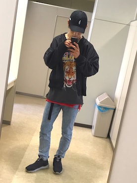 「WEGO（ウィゴー）のアイテム（その他）」を使った、直輝さん（メンズ・179cm）の春コーディネート