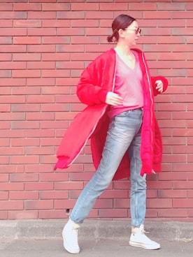 「JET（ジェット）のアイテム（パンツ）」を使った、stylist komakiさん（レディース・162cm）の春コーディネート