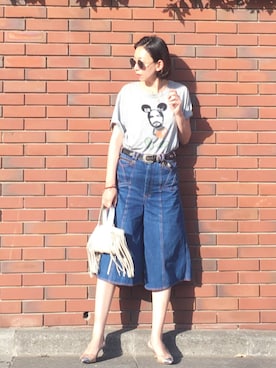「SASQUATCHfabrix.（サスクワァッチファブリックス）のアイテム」を使った、stylist komakiさん（レディース・162cm）の春コーディネート