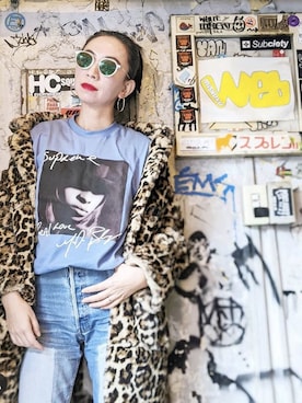 「Jonnlynx（ジョンリンクス）のアイテム（パンツ）」を使った、stylist komakiさん（レディース・162cm）の冬コーディネート