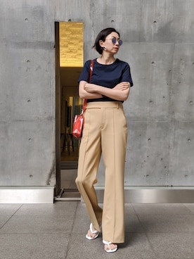 「FABIA（ファビア）のアイテム」を使った、stylist komakiさん（レディース・162cm）の春コーディネート