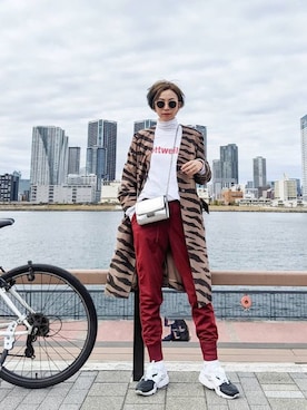 「NIKE(ナイキ)のアイテム(その他パンツ)」を使った、stylist komakiさん(レディース・162cm)の秋コーディネート