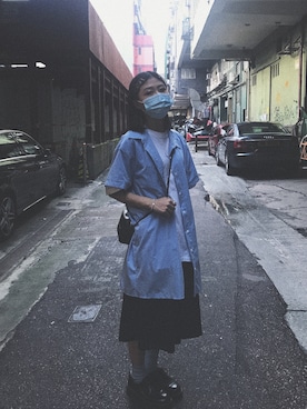 「BALENCIAGA」｜「アイテム（フォーマルスーツ/小物）」を使った、Baobao' Chuさん（レディース・166cm）の秋コーディネート