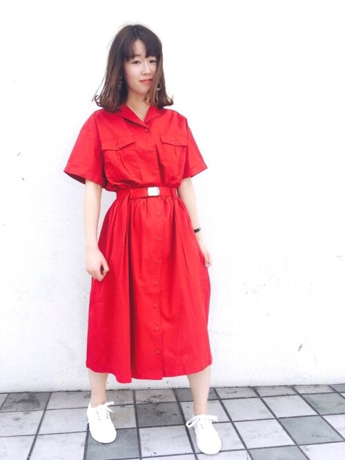 くらさこあやか Sm2 なんばcity Ehka Sopoのシャツワンピースを使ったコーディネート Wear