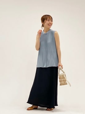 「noble」｜「アイテム（バッグ）」を使った、noble_sayumiさん（レディース・156cm）の春コーディネート