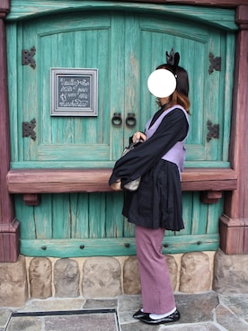 「one after another NICE CLAUP（ワンアフターアナザーナイスクラップ）のアイテム（チュニック）」を使った、えもんさん（レディース・163cm）の春コーディネート
