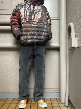 「ct70」｜「アイテム（ダウンジャケット/コート）」を使った、Uskさん（メンズ・175cm）の春コーディネート