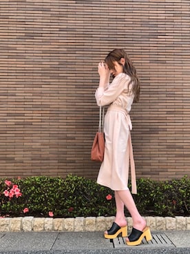 「美容室」｜「アイテム（ワンピース）」を使った、AKARIさん（レディース・165cm）の夏コーディネート