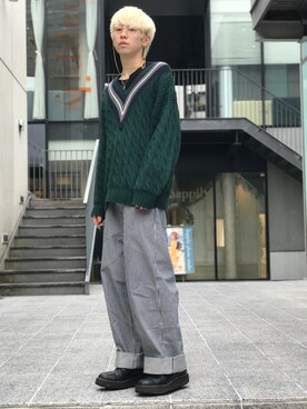 新井航  OCEAN TOKYOさんのコーディネート