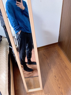 「ラブアンドピース2020」｜「アイテム（スウェット）」を使った、ぶちさん（メンズ・176cm）の秋コーディネート
