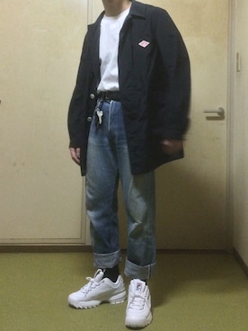 「80s」｜「アイテム（その他アウター）」を使った、Taka→さん（メンズ・165cm）の秋コーディネート