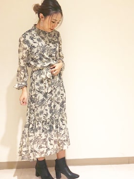 「アイテム（ワンピース）」を使った、sonaさん（レディース・160cm・10代）の冬コーディネート