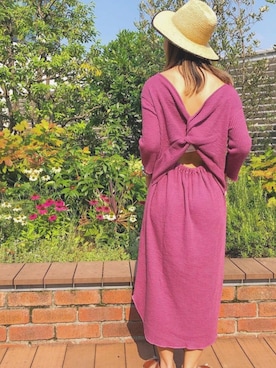 「アイテム（ワンピース/ドレス）」を使った、sonaさん（レディース・159cm・10代）の夏コーディネート