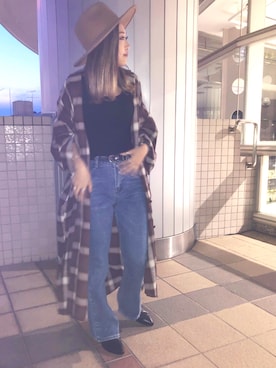 「アイテム（チェスターコート）」を使った、sonaさん（レディース・159cm・10代）の秋コーディネート