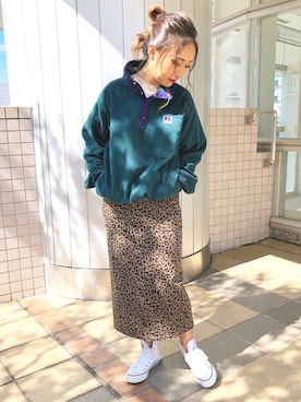 「アイテム（その他トップス）」を使った、sonaさん（レディース・159cm・10代）の秋コーディネート