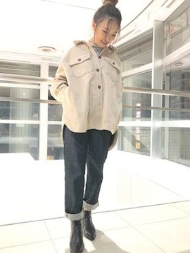 「アイテム（ブーツ）」を使った、sonaさん（レディース・159cm・10代）の秋コーディネート