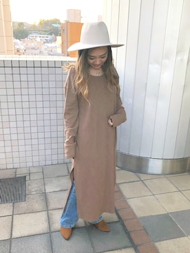 「アイテム（サンダル）」を使った、sonaさん（レディース・159cm・10代）の冬コーディネート