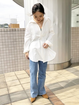 「アイテム（サンダル）」を使った、sonaさん（レディース・159cm・10代）の冬コーディネート