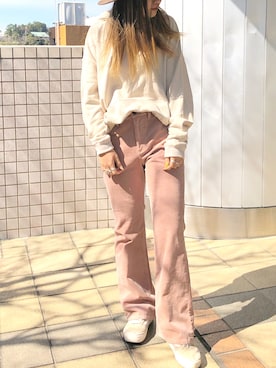 「アイテム（パーカー）」を使った、sonaさん（レディース・159cm・10代）の冬コーディネート