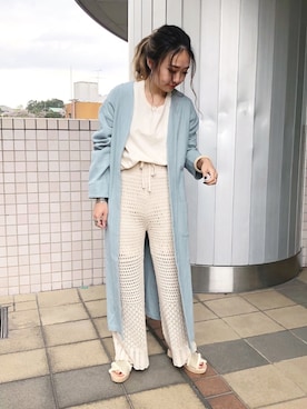 「アイテム（サンダル）」を使った、sonaさん（レディース・159cm・10代）の春コーディネート