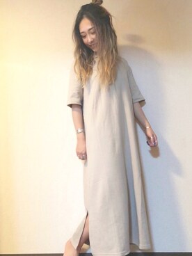 「アイテム（ワンピース/ドレス）」を使った、sonaさん（レディース・159cm・10代）の春コーディネート