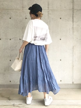 「アイテム（スニーカー）」を使った、sonaさん（レディース・159cm・10代）の春コーディネート