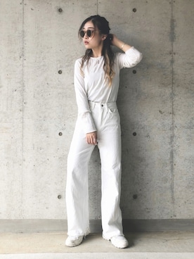 「H&M（エイチ・アンド・エム）のアイテム（スニーカー）」を使った、sonaさん（レディース・159cm）の春コーディネート