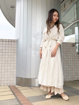 「アイテム（ワンピース/ドレス）」を使った、sonaさん（レディース・159cm・10代）の夏コーディネート