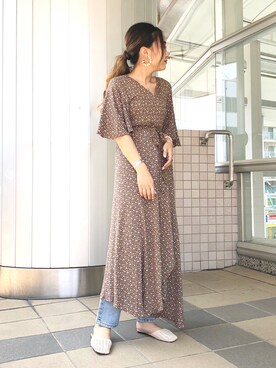 「アイテム（ワンピース/ドレス）」を使った、sonaさん（レディース・159cm・10代）の夏コーディネート