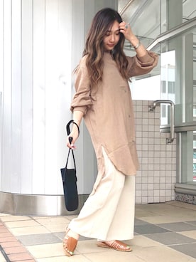 「アイテム（ワンピース/ドレス）」を使った、sonaさん（レディース・159cm・10代）の夏コーディネート