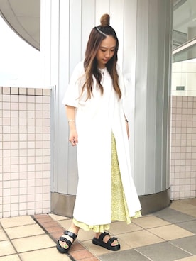 「アイテム（ワンピース/ドレス）」を使った、sonaさん（レディース・159cm・10代）の夏コーディネート