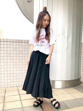 「アイテム（サンダル）」を使った、sonaさん（レディース・159cm・10代）の夏コーディネート